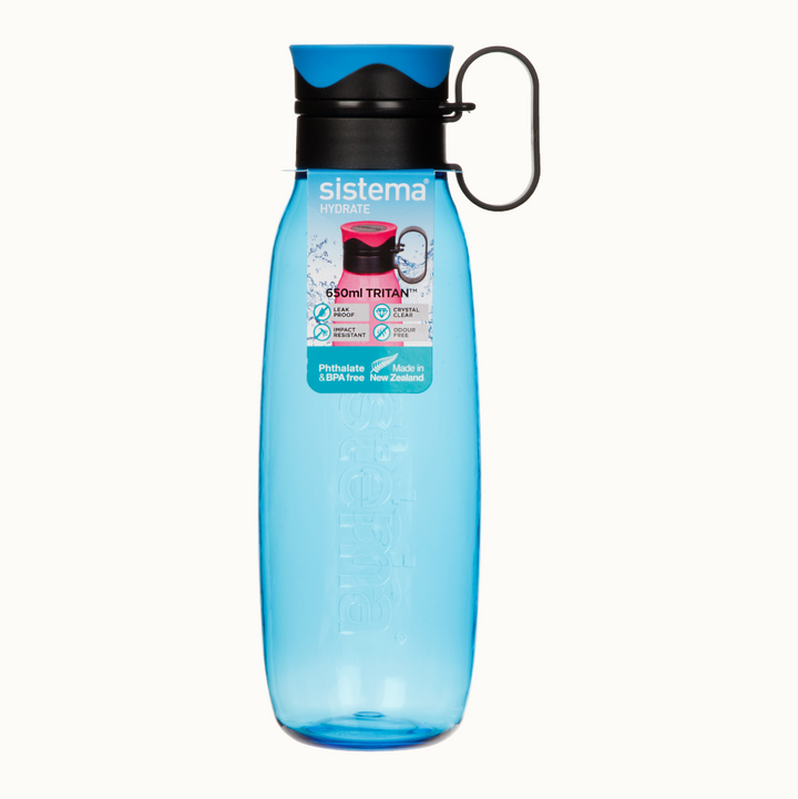 SISTEMA Traverse Plastic Water Bottle With Handle