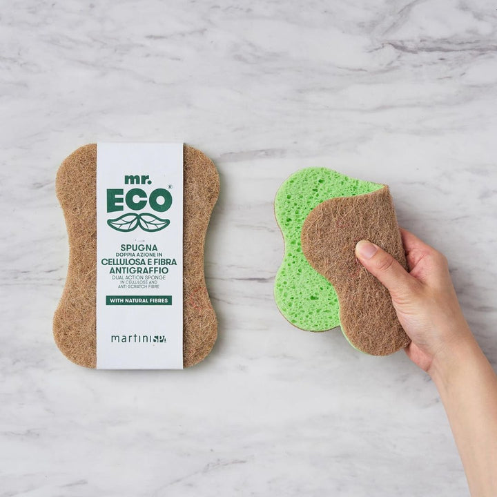 MartiniSPA Mr Eco No Scratch Cellulose with Fiber Sponge Cloth - 1 pc