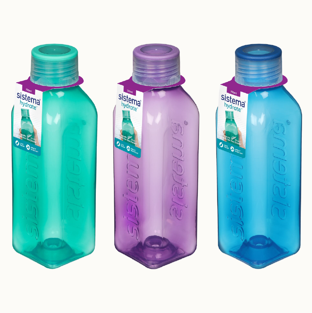 Botol Air Plastik SISTEMA Square