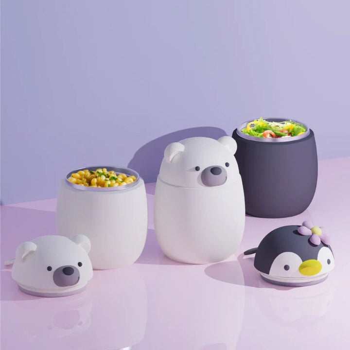 Asobu Bestie Vacuum Insulated Stainless Steel Food Container with Detachable Head