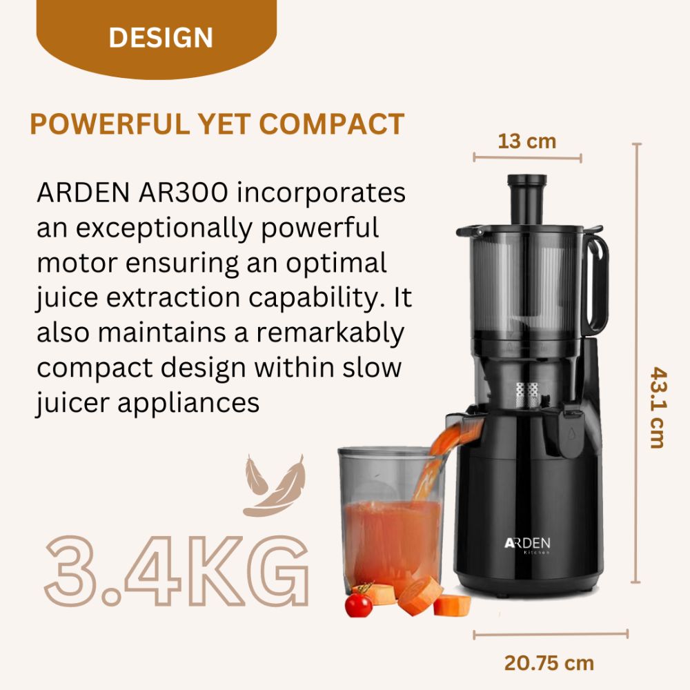 Arden Extra Large Cold Press Slow Juicer