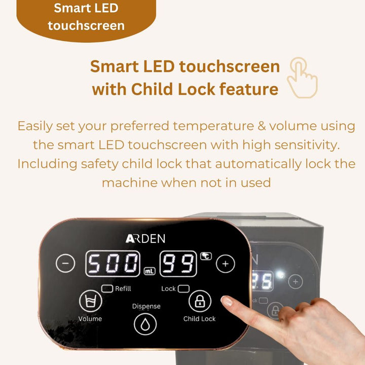 Arden Kitchen 3L Instant Hot Compact Water Dispenser