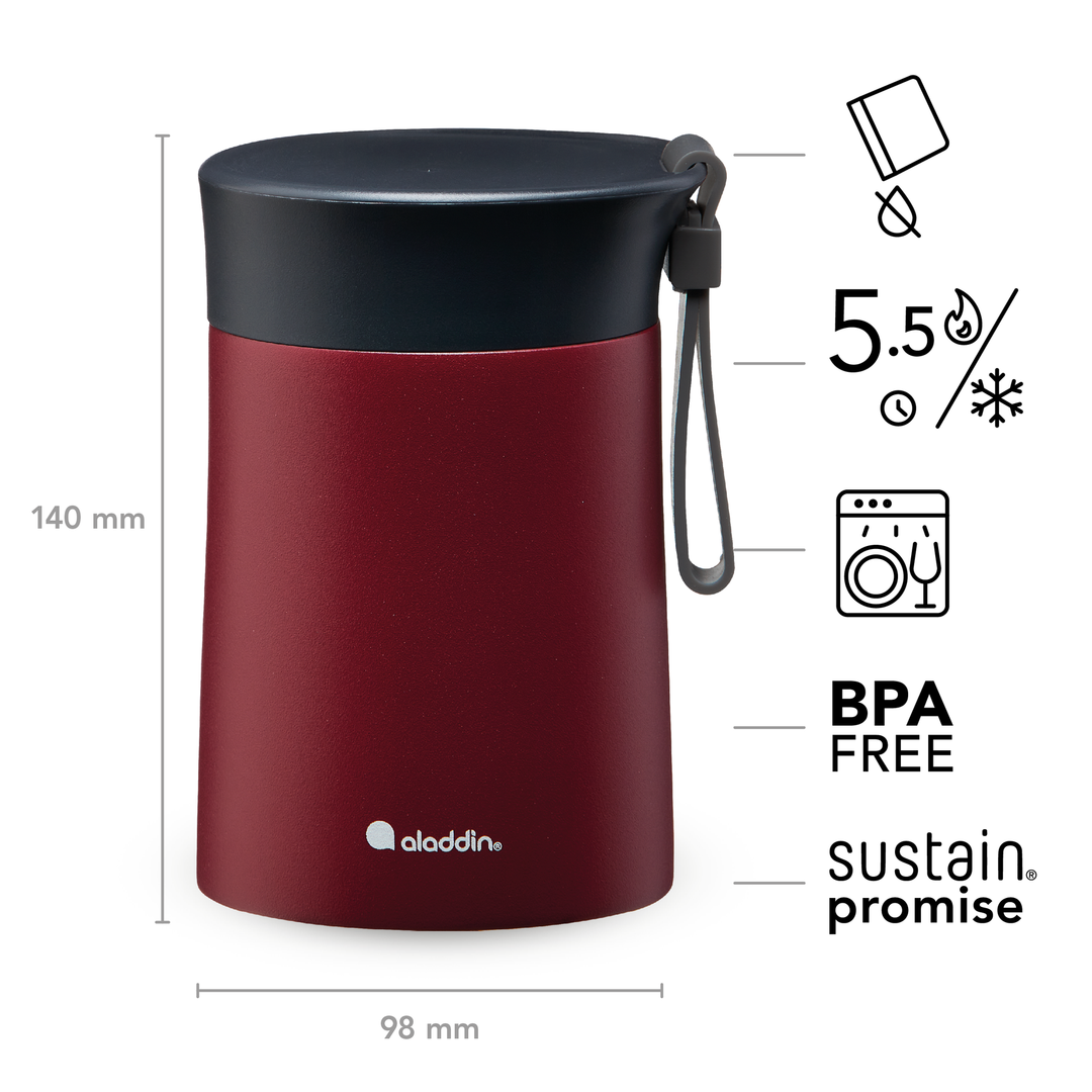 ALADDIN Bistro Thermavac Stainless Steel Food Jar 0.4L