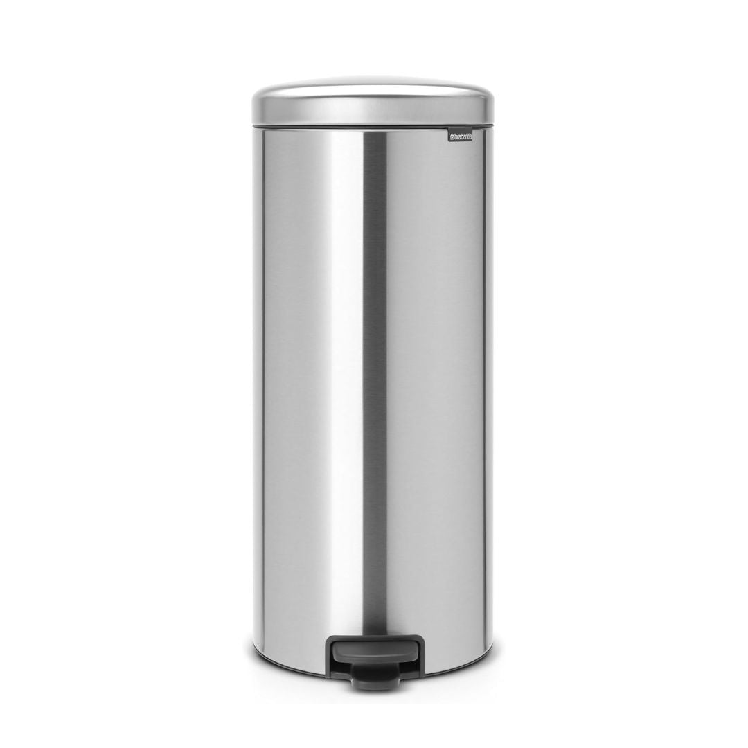 Brabantia Pedal Bin Newicon 30L Soft Closing Fingerprint Proof Matt Steel