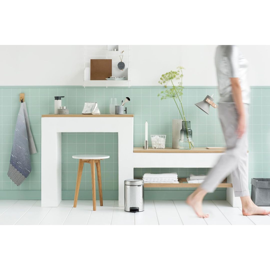 Brabantia Pedal Bin Newicon Soft Closing Brilliant Steel