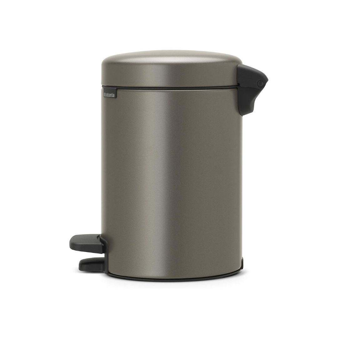 Brabantia Pedal Bin Newicon 3L Soft Closing Platinum