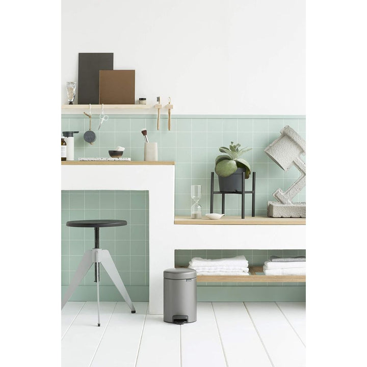 Brabantia Pedal Bin Newicon 3L Soft Closing Platinum