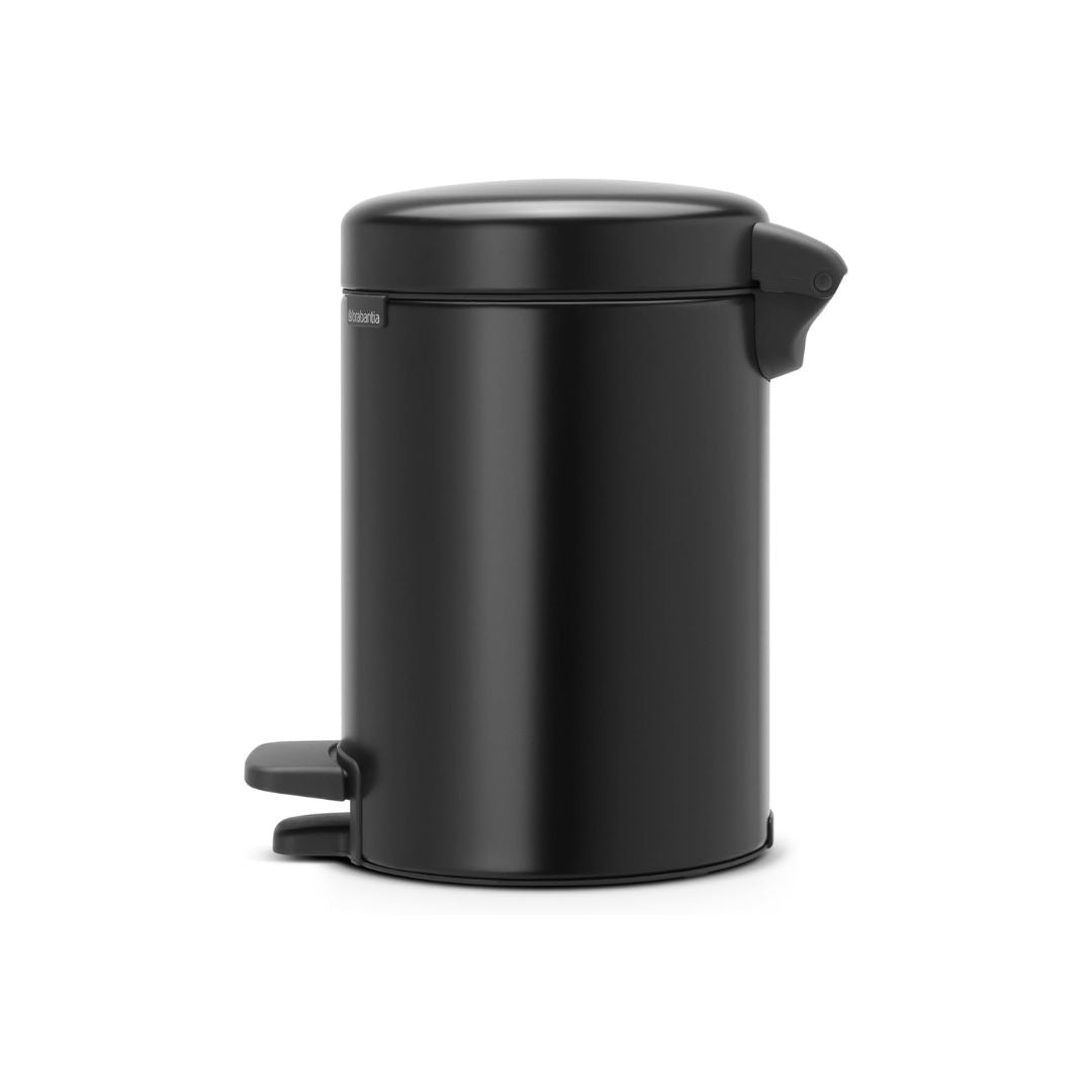 Brabantia Newicon Pedal Bin Soft Closing Matt Black