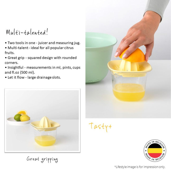 Brabantia Tasty+ 2-IN-1 Measuring Jug & Fruit Juicer