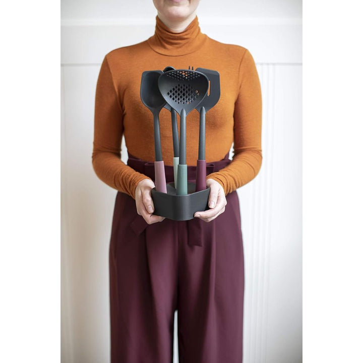 Set of 5 Brabantia Tasty+ Kitchen Utensils Set with Stand