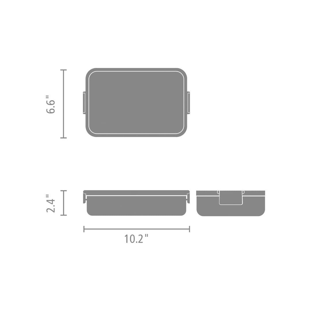 Brabantia Make & Take Lunch Lunch Bento Box Large