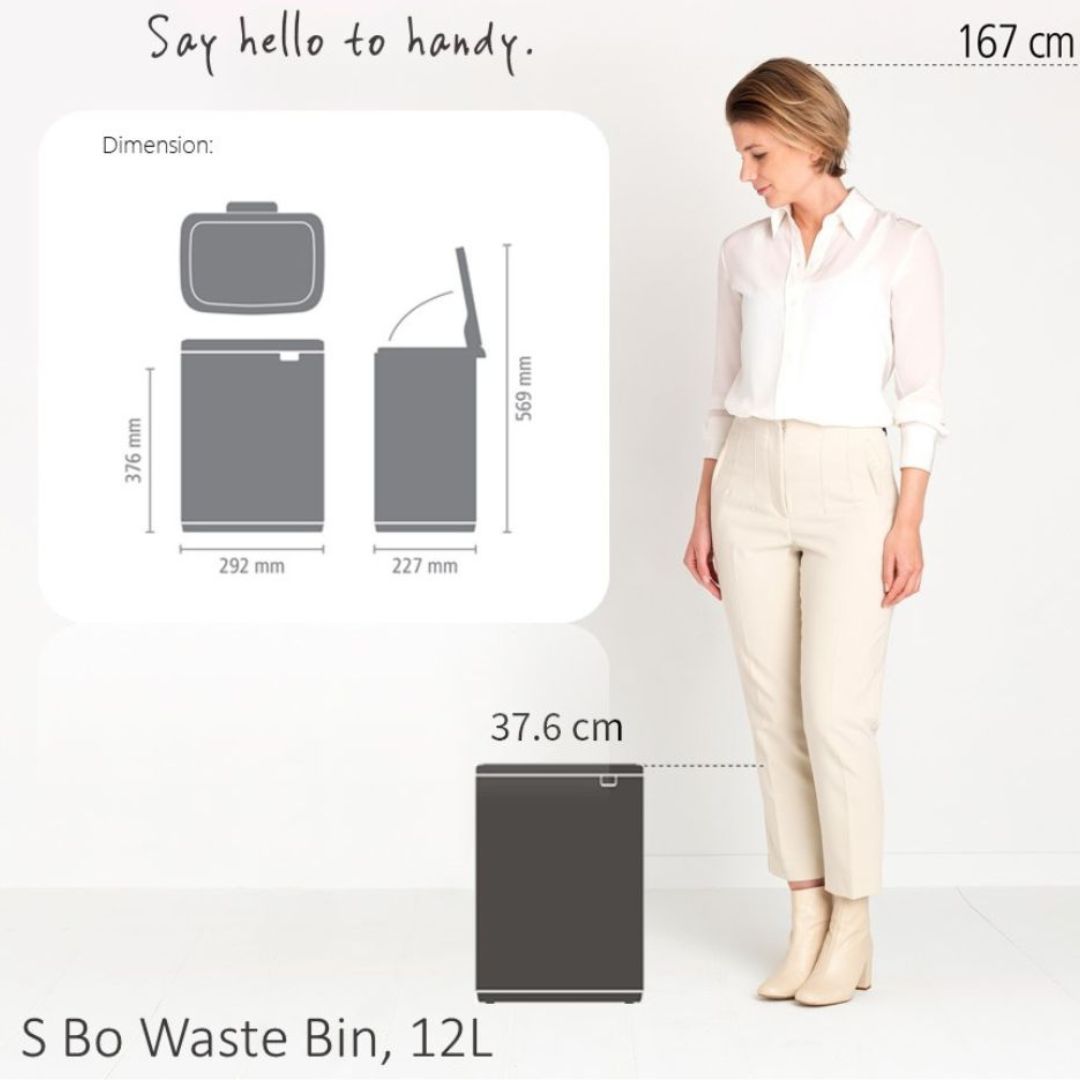 Brabantia Bo Waste Bin S 12L