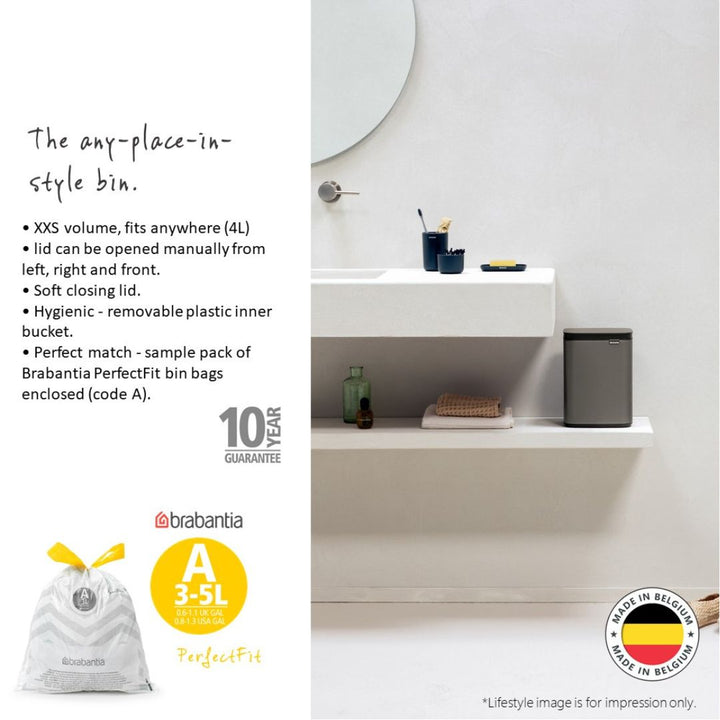 Brabantia Bo Waste Bin XXS 4L