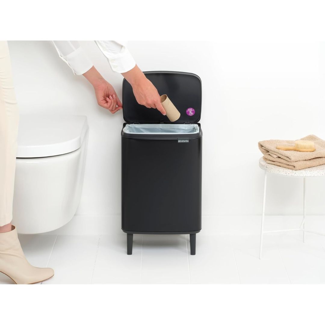 Brabantia Bo Waste Bin Hi 12L - Matt Black