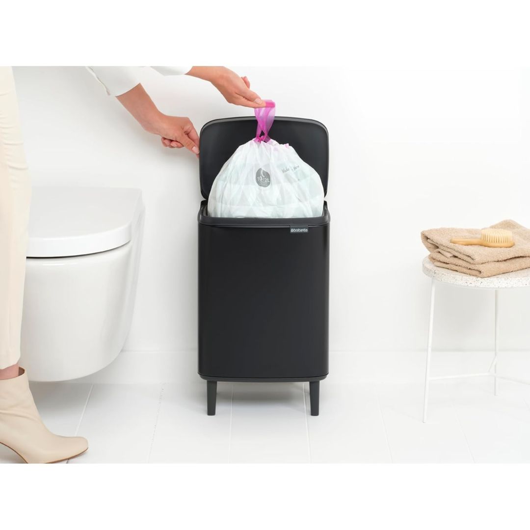 Brabantia Bo Waste Bin Hi 12L - Matt Black
