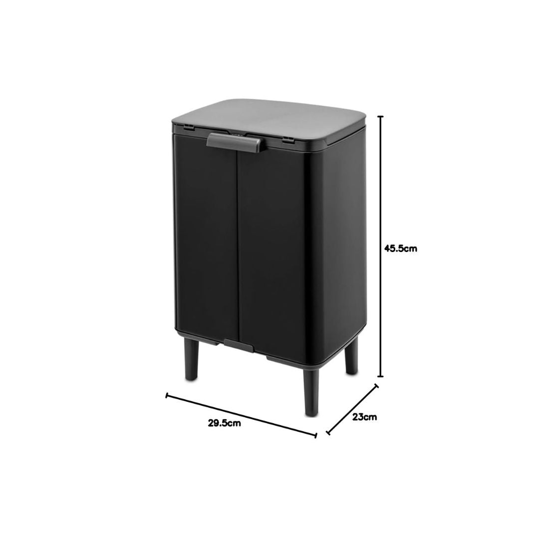 Brabantia Bo Waste Bin Hi 12L - Matt Black