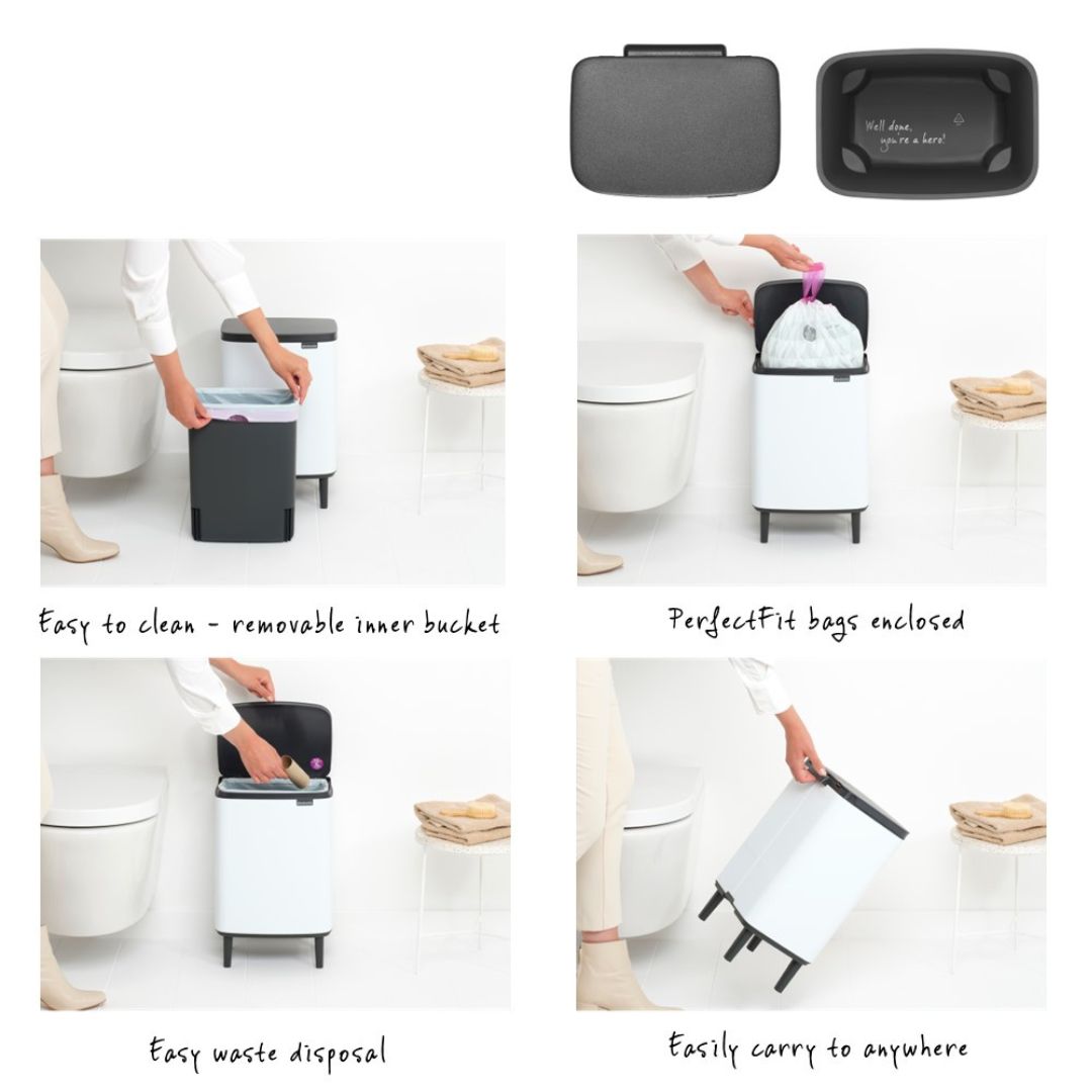 Brabantia Bo Waste Bin Hi S 12L