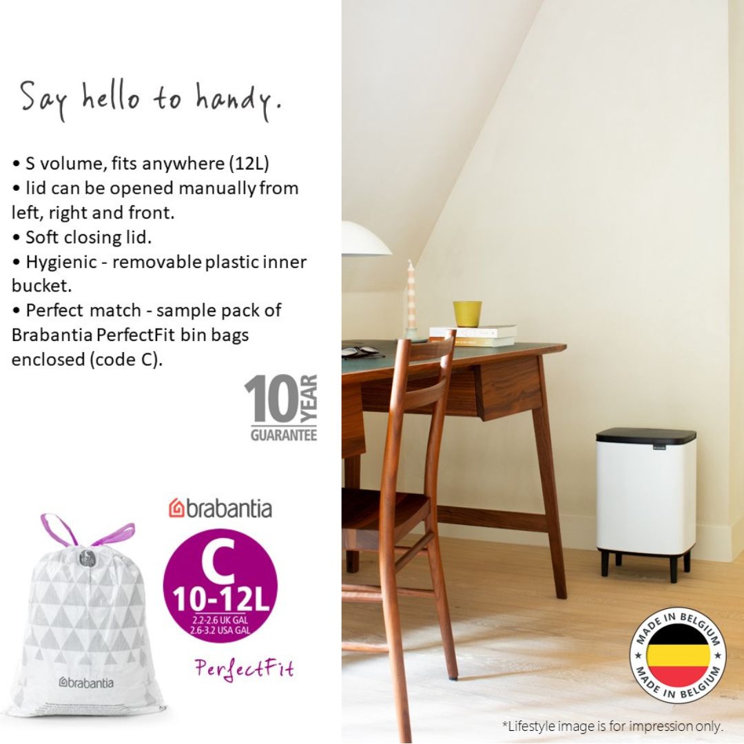 Brabantia Bo Waste Bin Hi S 12L