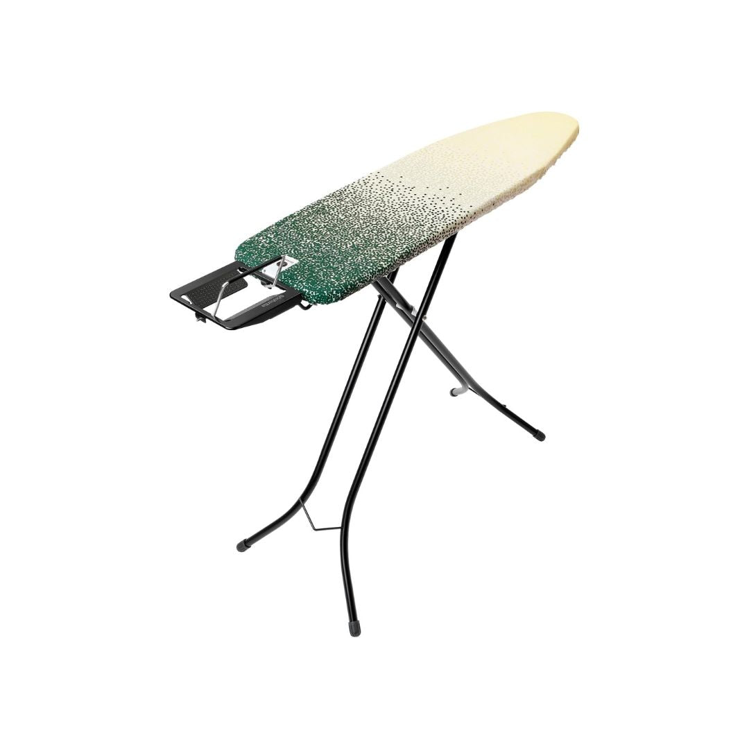 Brabantia Ironing Board Steam Iron Rest Black Frame - Fairtrade Cotton New Dawn