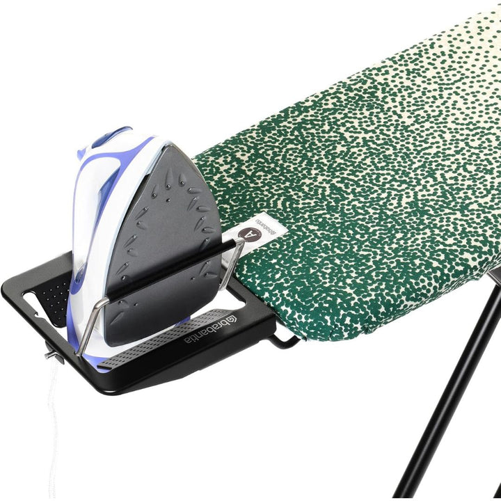 Brabantia Ironing Board Steam Iron Rest Black Frame - Fairtrade Cotton New Dawn