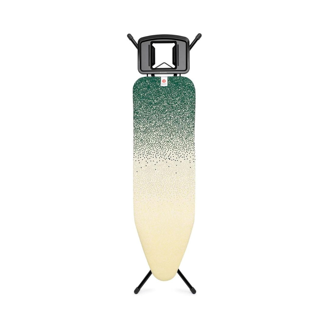 Brabantia Ironing Board Steam Iron Rest Black Frame - Fairtrade Cotton New Dawn