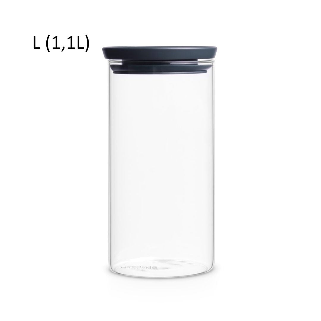 Brabantia Stackable Glass Jars
