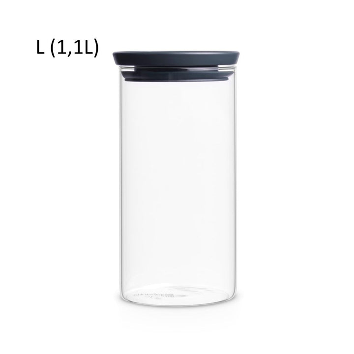 Brabantia Stackable Glass Jars
