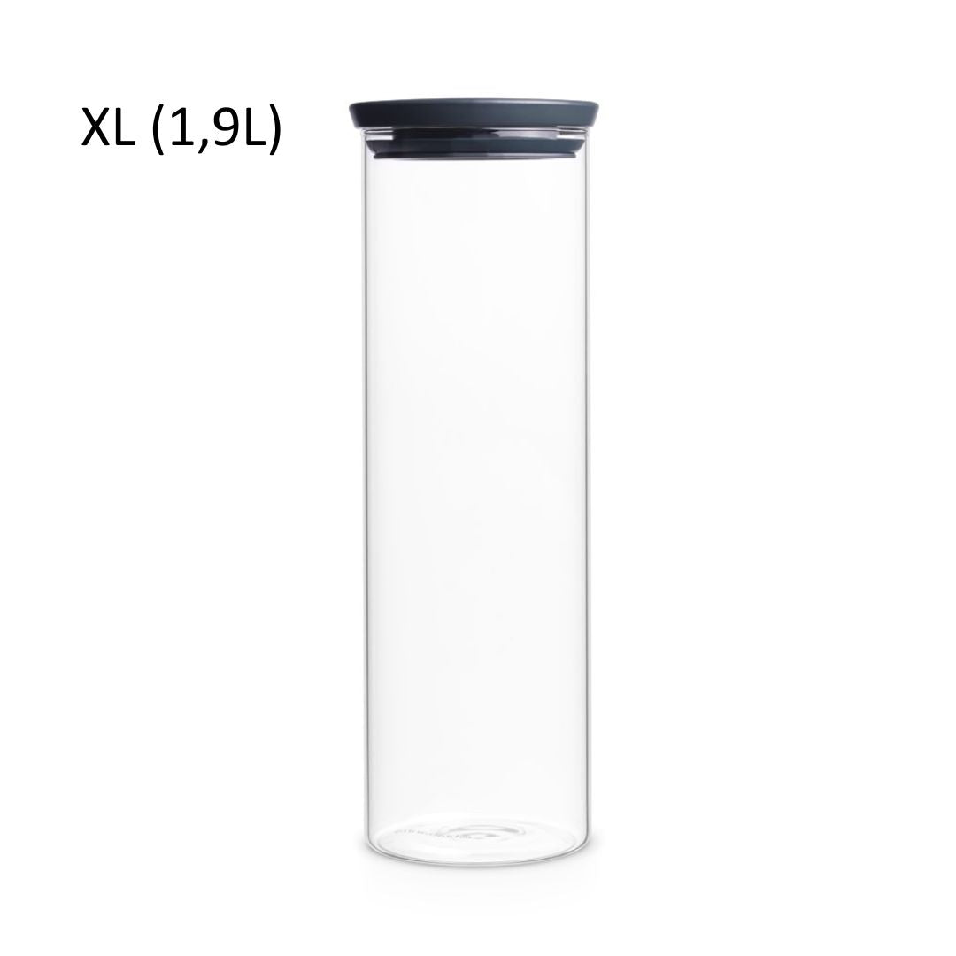 Brabantia Stackable Glass Jars