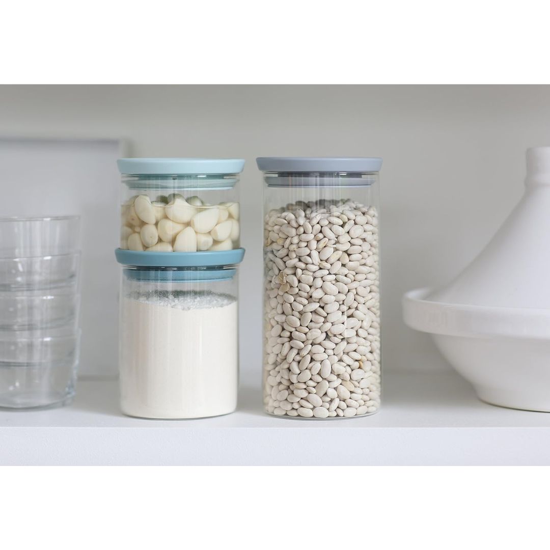 Brabantia Stackable Glass Jars
