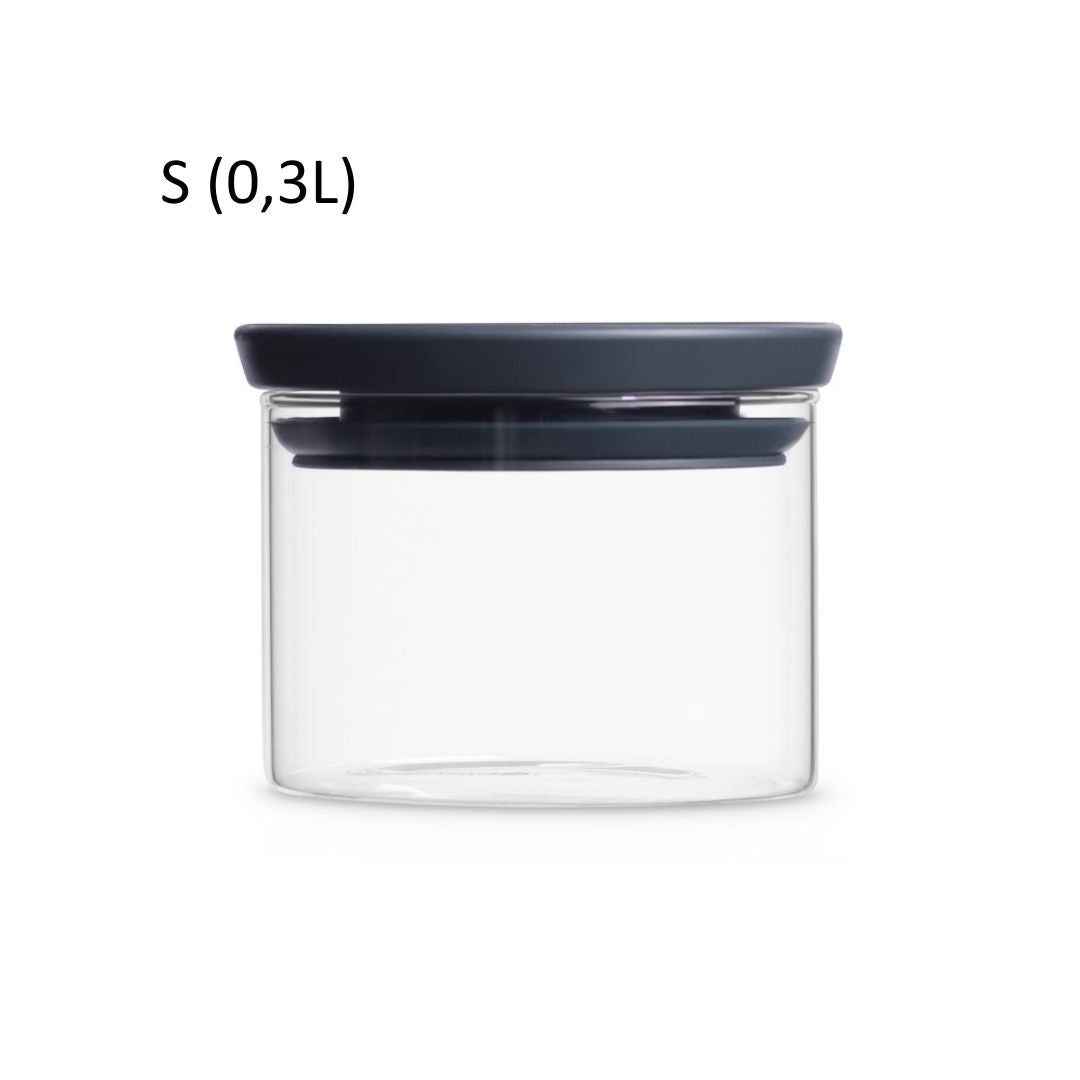 Brabantia Stackable Glass Jars