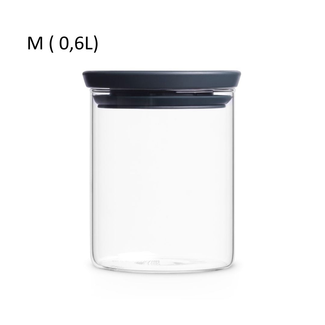 Brabantia Stackable Glass Jars