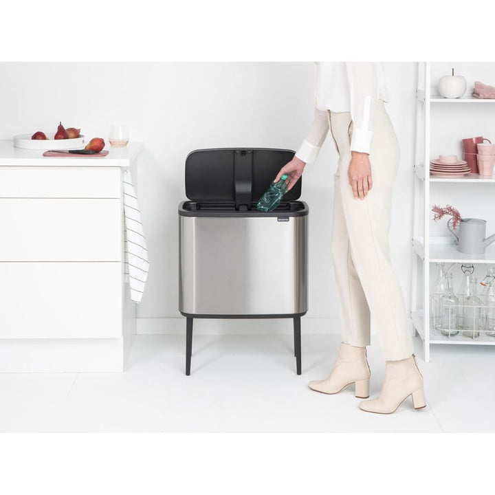 Brabantia Bo Touch Bin 36L - Matt Steel Fingerprint Proof
