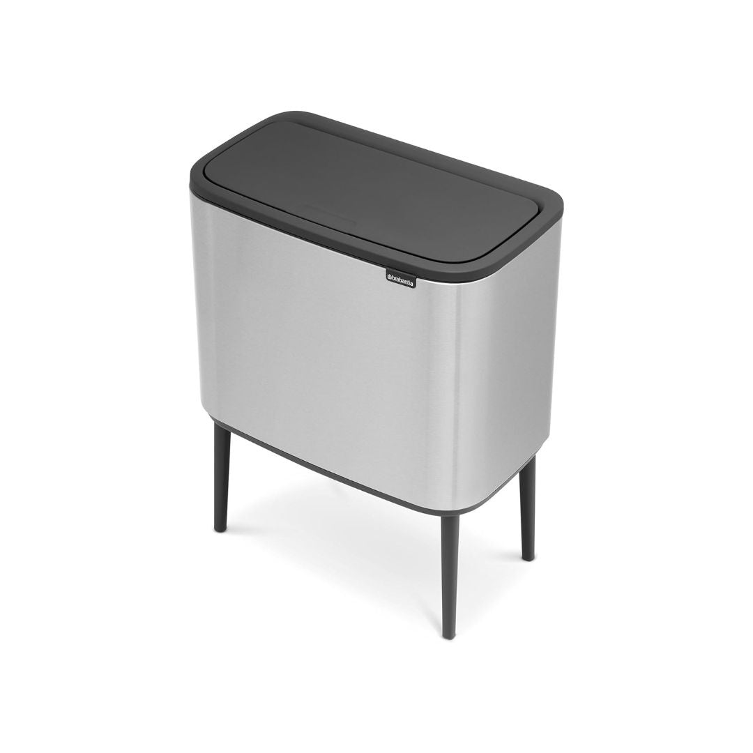 Brabantia Bo Touch Bin 11+23L - Fingerprint Proof Matt Steel