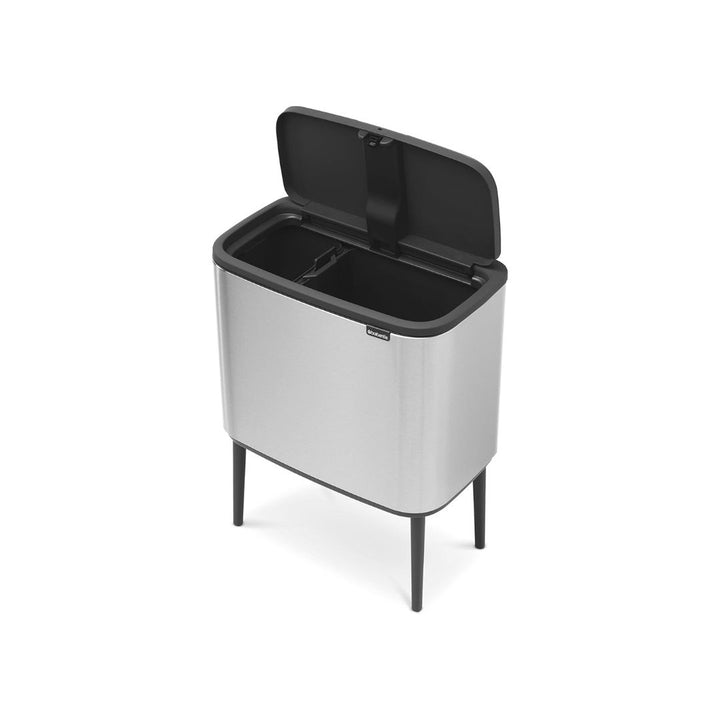 Brabantia Bo Touch Bin 11+23L - Fingerprint Proof Matt Steel