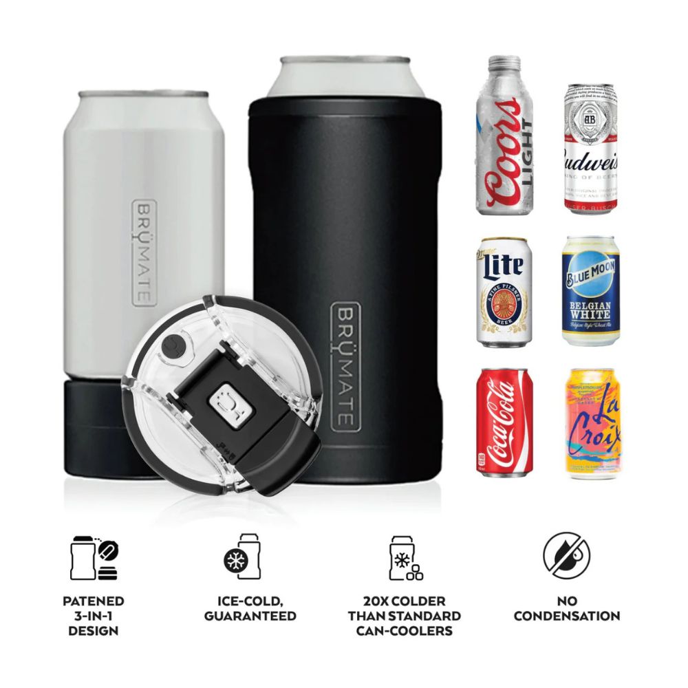 Brumate Hopsulator Trio, 3-In-1 Can-Cooler 375ml