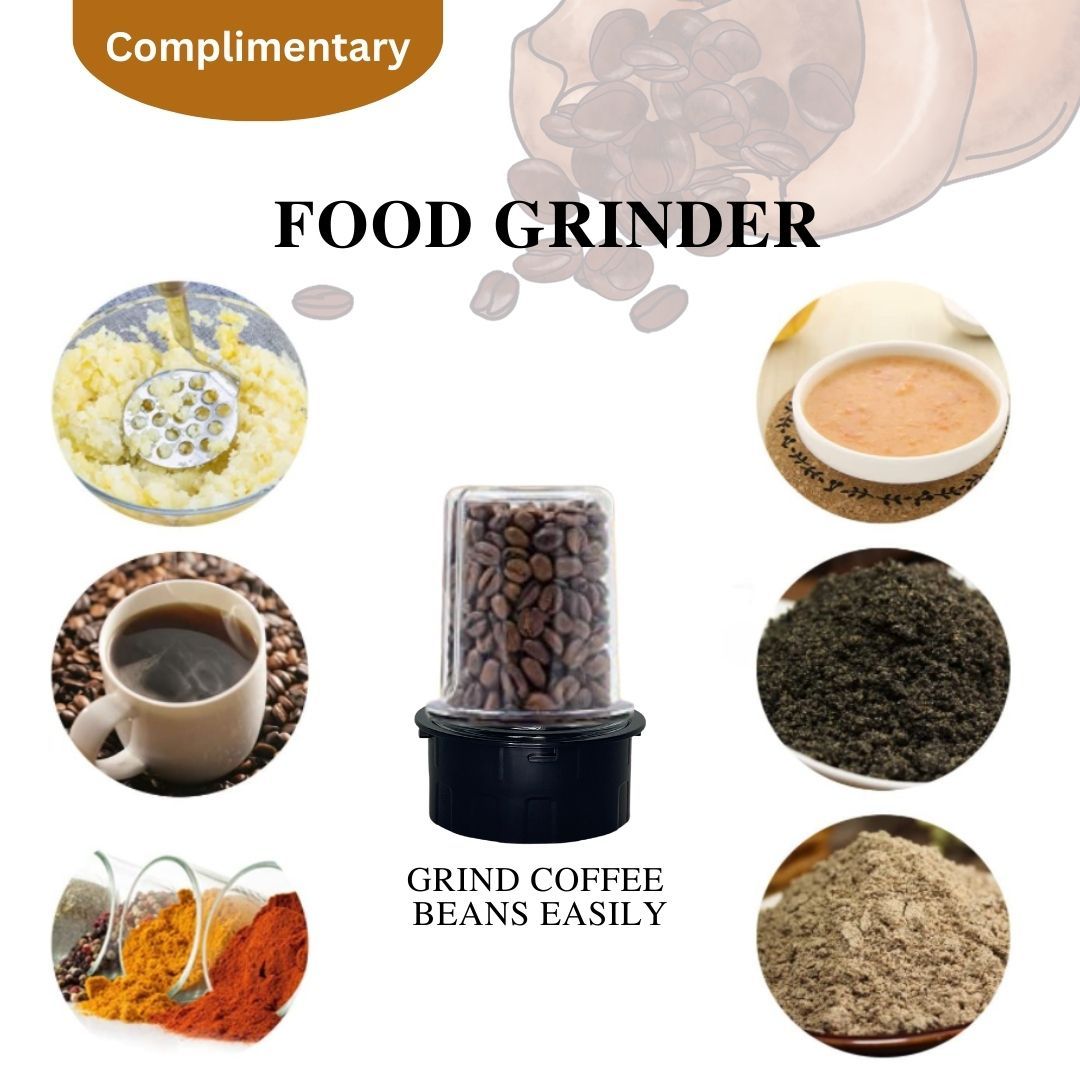 Arden Glass Jar 1.5L Tabletop Blender with Grinder