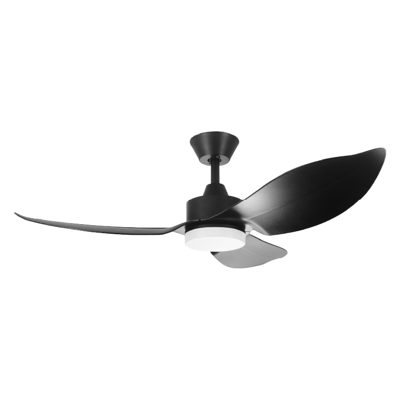 Mistral Ceiling Fan-36",64W (DC 40W,L 24W) Space36-BK/GY Black/Grey