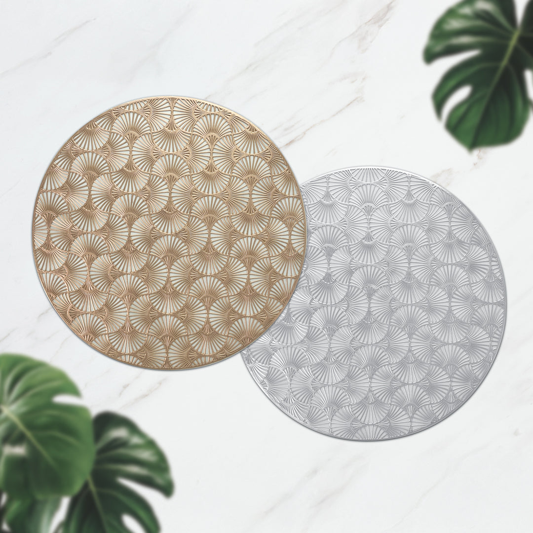 Charles Millen Signature Collection Charme Series Round PVC Placemat Valarie
