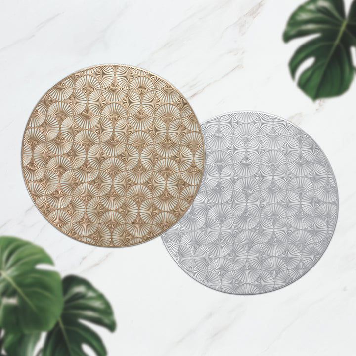 Charles Millen Signature Collection Charme Series Round PVC Placemat Valarie