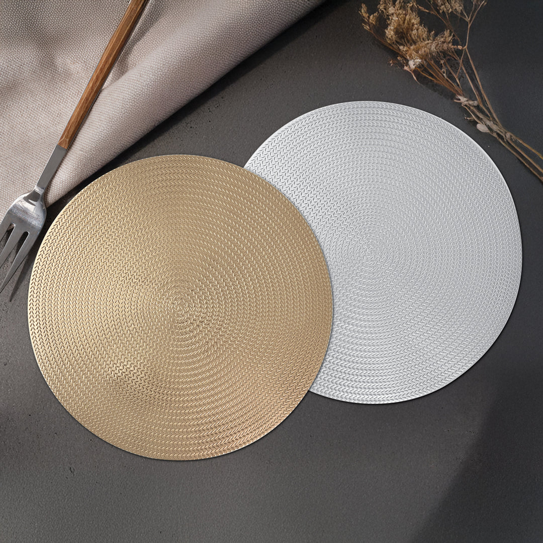 Charles Millen Signature Collection Charme Series Round PVC Placemat Eliana