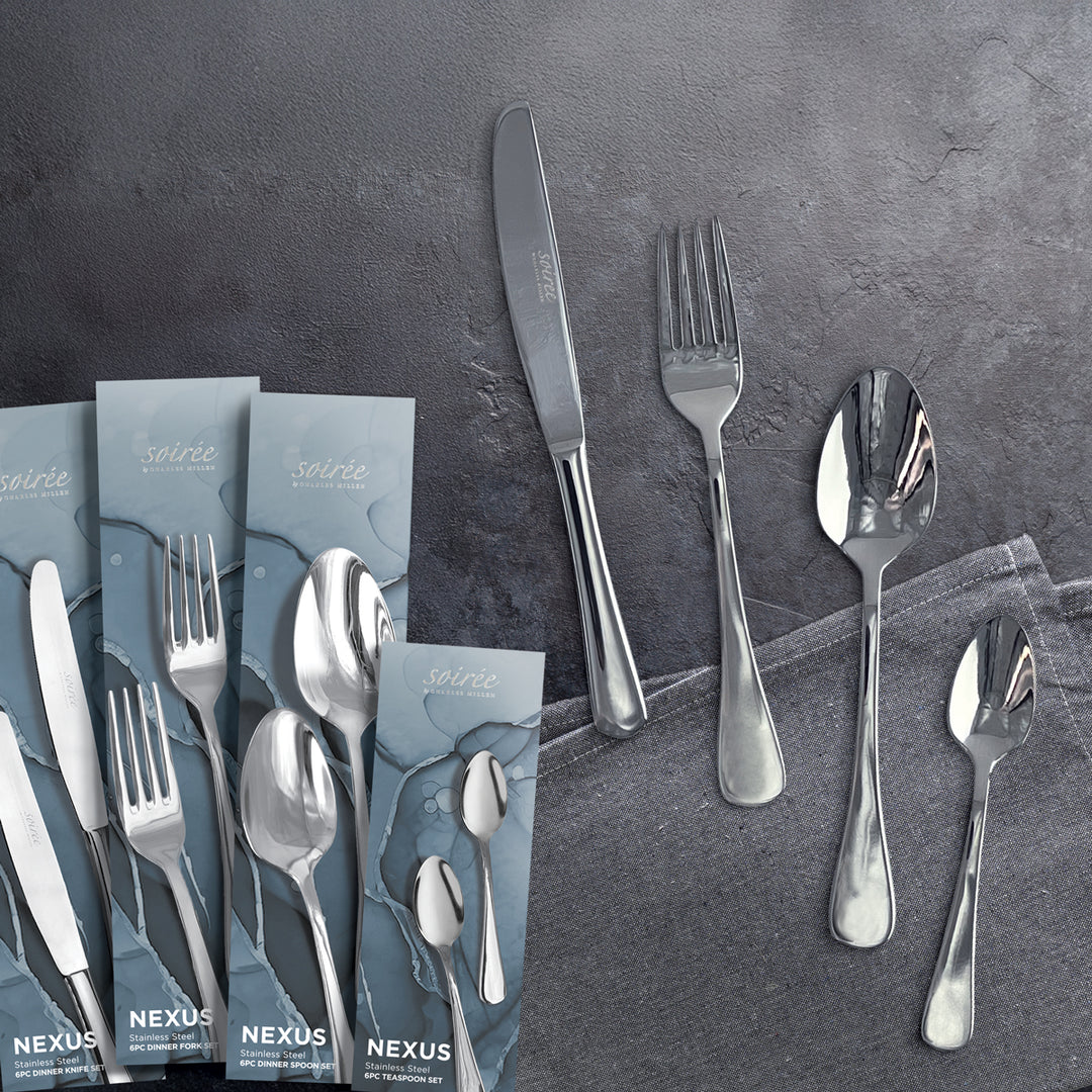 Soiree Nexus Stainless Steel Cutlery Set 6 Pcs