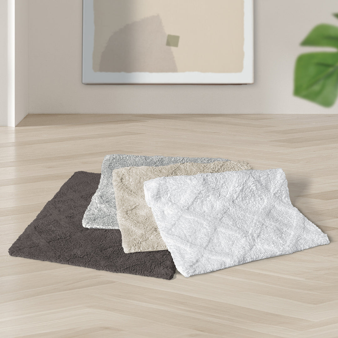 Charles Millen Suite Collection Trellis Super Soft Cotton Tufted Mat with Anti-Slip Backing 60x40cm