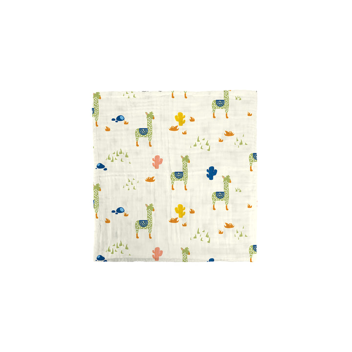 The Gang 100% Cotton 6-Ply High Density Printed Gauze Bath Linen Alpaca