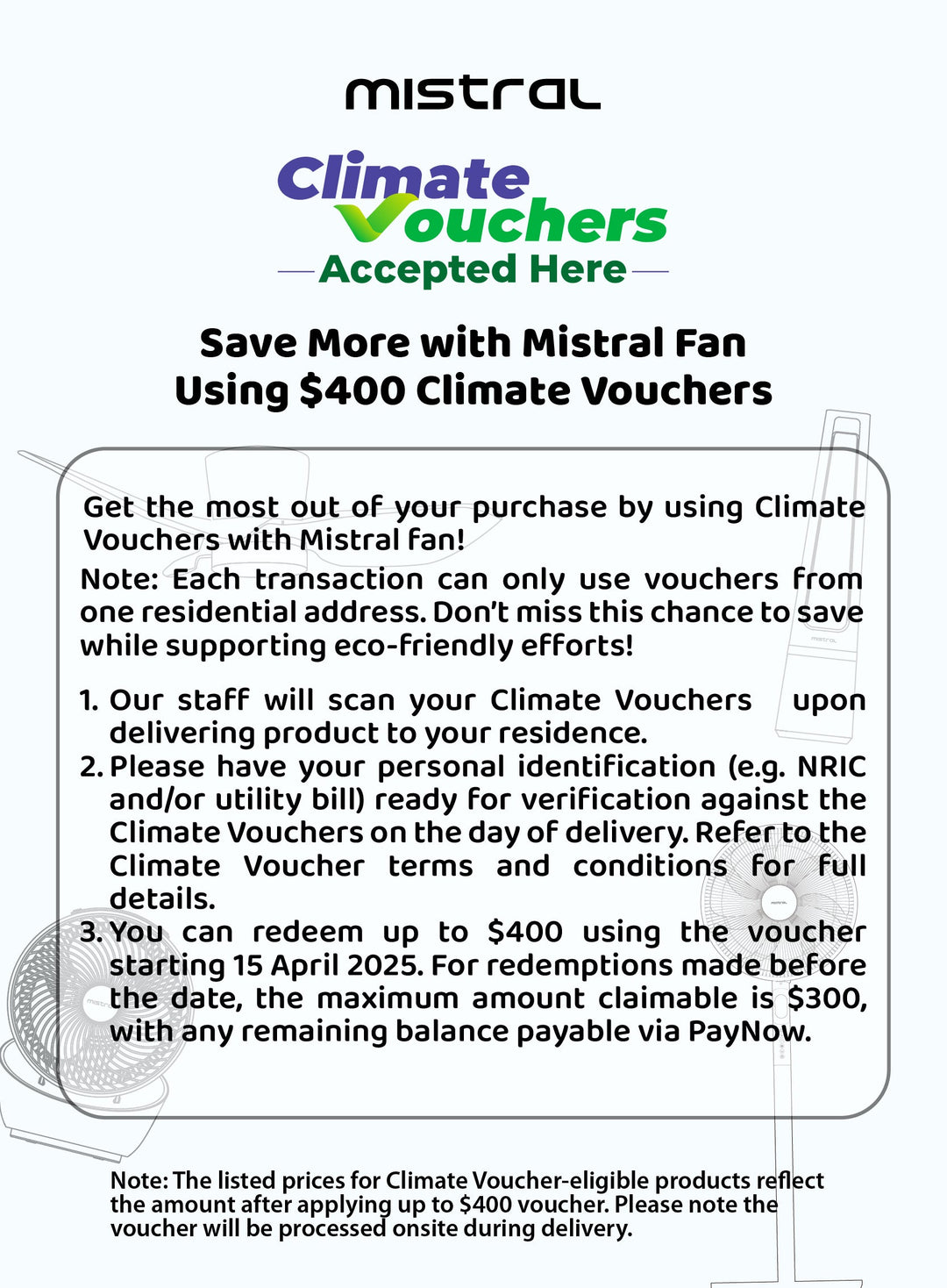 Mistral 14" DC Stand Fan with Wi-Fi & Remote MSF1455DRW