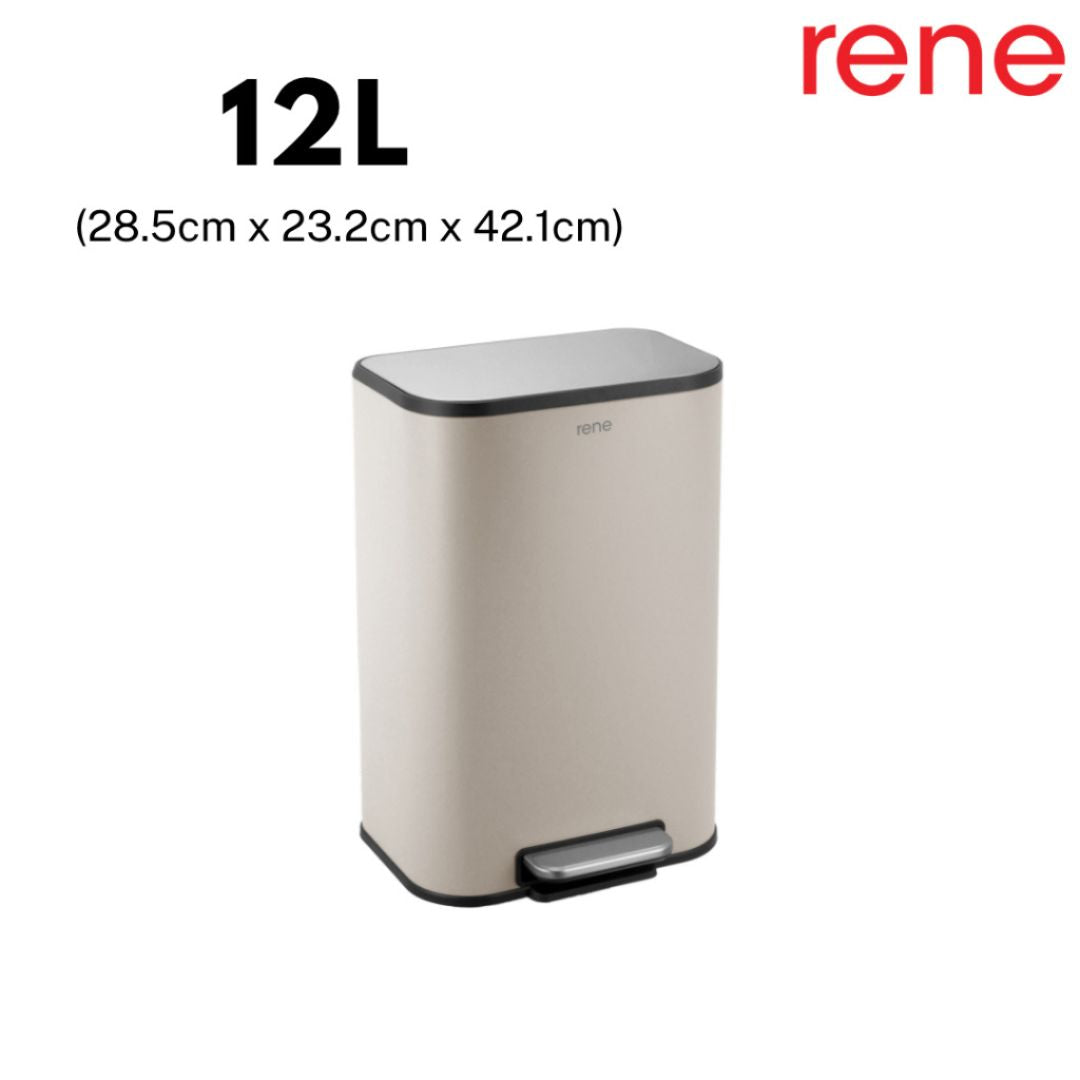 Rene Nuvo Pedal Bin Rectangular