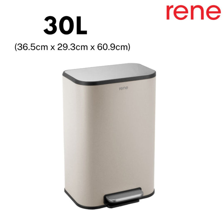 Rene Nuvo Pedal Bin Rectangular