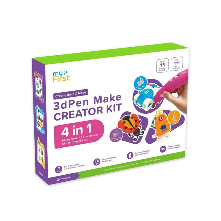 myFirst 3dPen Make Creator Kit Red