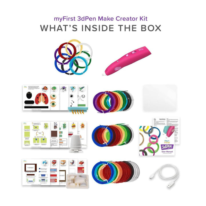 myFirst 3dPen Make Creator Kit Red