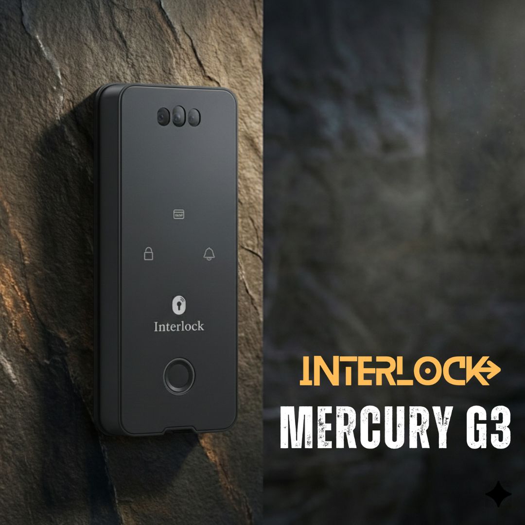 Interlock Mercury G3 Digital Gate Lock with Dual Camera Security