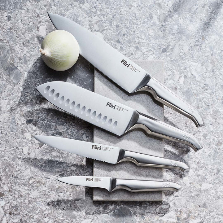 Furi Pro Stainless Steel Knife Block Set 7 Pieces